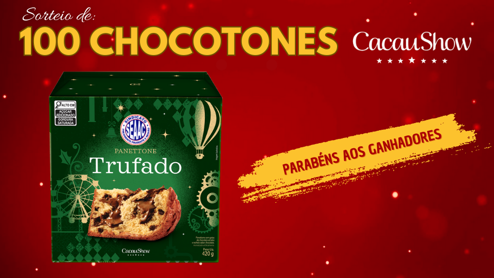 SEAAC SORTEIA 100 CHOCOTONES DE NATAL