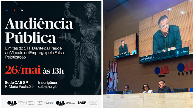 AUDIÊNCIA PÚBLICA NA OAB-SP DEBATEU PEJOTIZAÇÃO