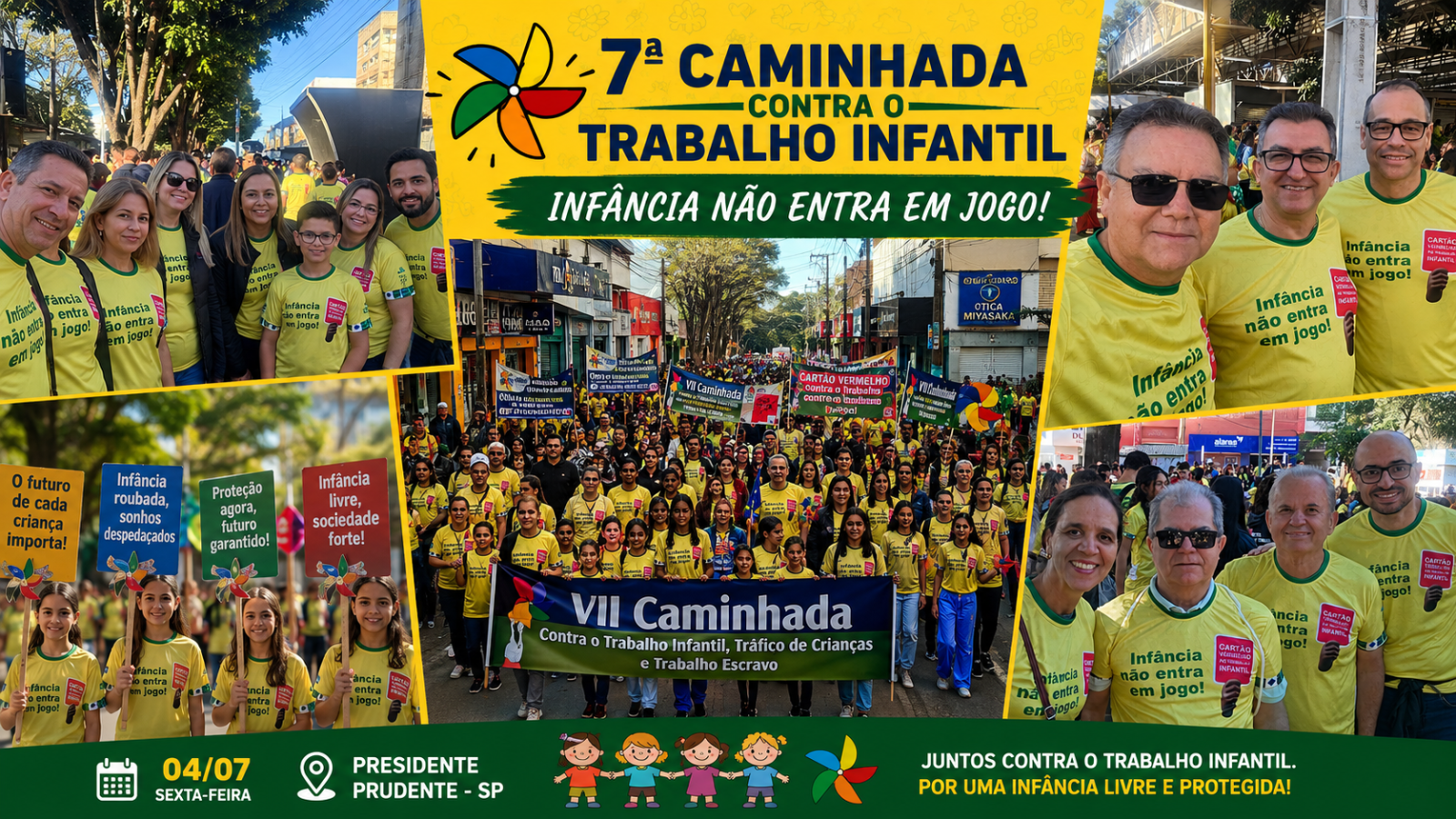 7ª CAMINHADA CONTRA O TRABALHO INFANTIL
