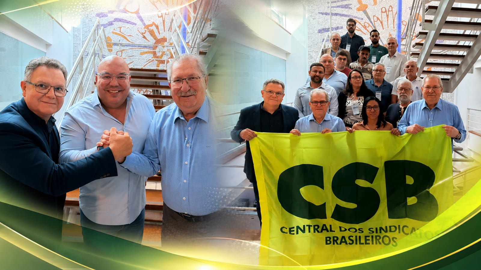 PRESIDENTE DO SEAAC ASSUME PRESIDÊNCIA DA CSB/SP