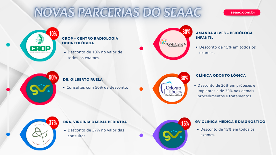 SEAAC AMPLIA CONVÊNIOS EM SAÚDE