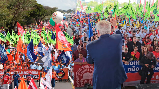 TRABALHADORES LEVAM REIVINDICAÇÕES A BRASÍLIA