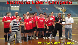 Líder é Campeão da VII Copa SEAAC de Futsal