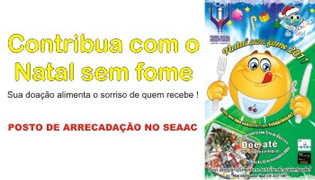 SEAAC participa da campanha Natal sem Fome